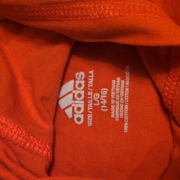 Long sleeved Adidas shirt with hood - Picture 2 of 4